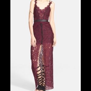 Free People lace column dress